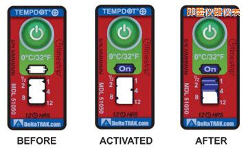 即墨溫度指示標(biāo)簽 累計上升時間/溫度的標(biāo)簽
